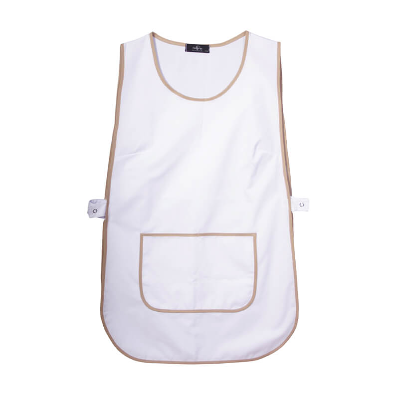 delantal casulla blanca