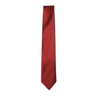 Corbata clásica roja