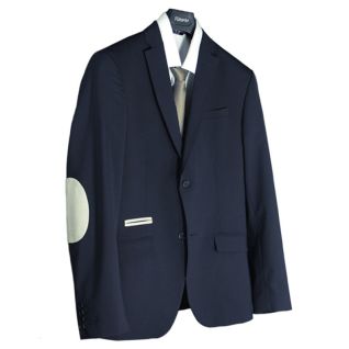 Blazer de hombre azul marino para uniforme de recepcionista-Vittorio Uniformes