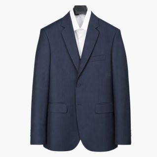 Americana hombre rayas azul