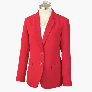 Americana roja de mujer