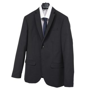 Americana de hombre dos botones gris marengo-Vittorio Uniformes