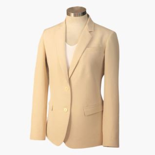 Chaqueta beige mujer