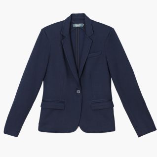 Blazer punto mujer azul marino