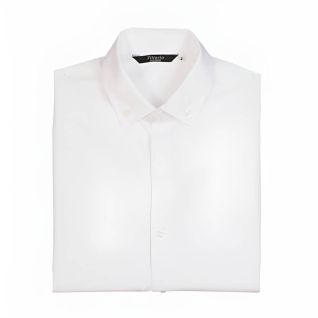 Camisa blanca hombre con botones en el cuello