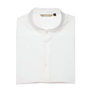 Camisa blanca hombre cuello mao para camarero