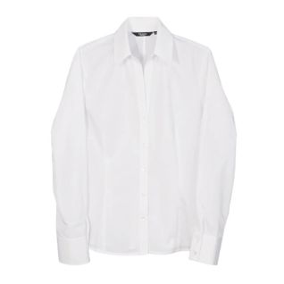 camisa blanca básica mujer