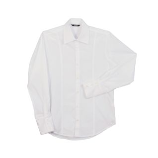 Camisa slim fit de hombre manga larga blanca | Vittorio Uniformes