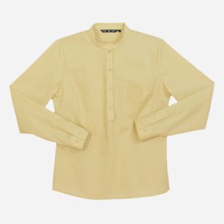 Camisa cuello mao mujer en color beige