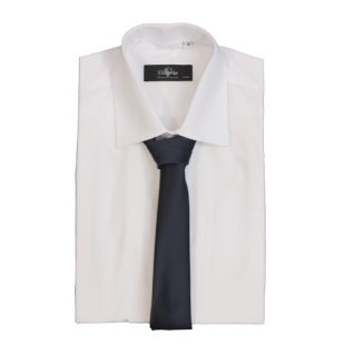 Camisa blanca trabajo oficina hombre manga larga| Vittorio Uniformes