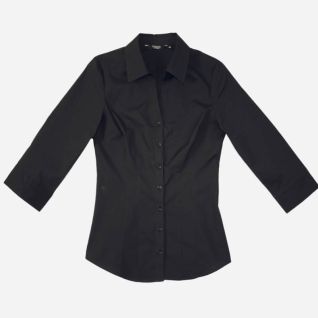 Camisa negra mujer para vendedora