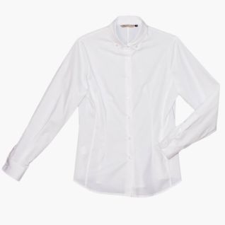 Camisa blanca oxford mujer