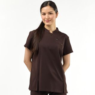 casaca trabajo mujer marron