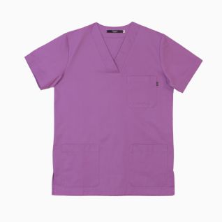 Casaca sanitaria unisex lila, para enfermeras, veterinarios o médicos