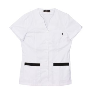 Casaca de trabajo mujer para uniforme de limpieza moderno