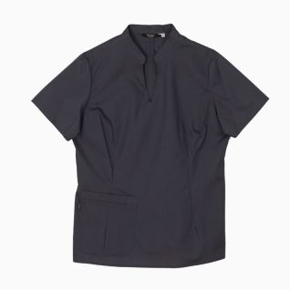 Casaca gris de mujer para uniforme de trabajo