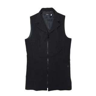 Casaca negra antimanchas para uniforme de peluquería | Vittorio Uniformes