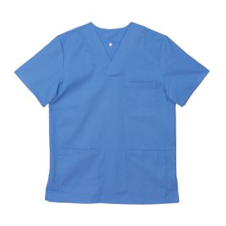 Casaca sanitaria azul