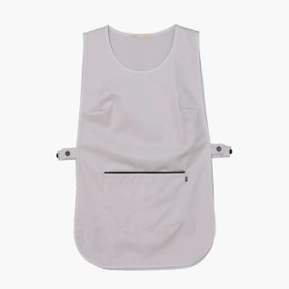 Delantal casulla gris