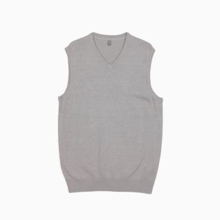 Chaleco de punto gris | Vittorio Uniformes