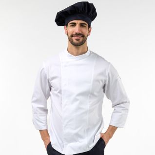 chaqueta de chef blanca