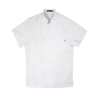 Chaqueta de cocina blanca manga corta-vittorio uniformes