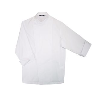 Chaqueta de cocinero blanca manga larga-vittorio uniformes