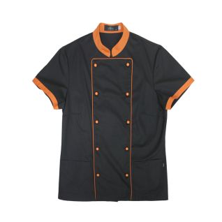 Chaqueta de cocina manga corta dos colores-Vittorio Uniformes