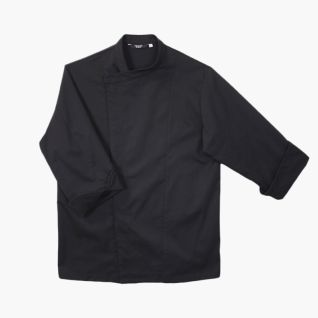 chaqueta de cocina negra