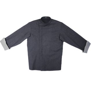 chaqueta de cocina hombre en tela vaquera-vittorio uniformes