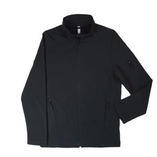 Chaqueta de trabajo softshell negra | Vittorio Uniformes
