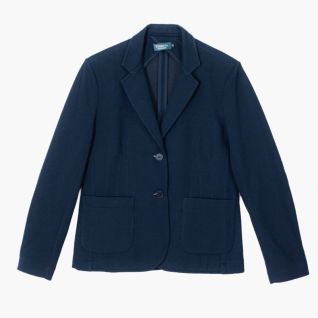 Chaqueta punto azul marino mujer