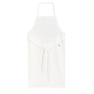 Delantal blanco de cocina