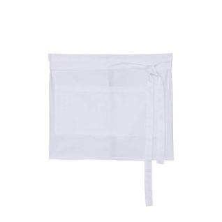 Delantal blanco corto