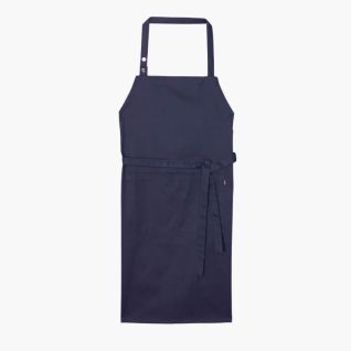 delantal de cocinero azul marino