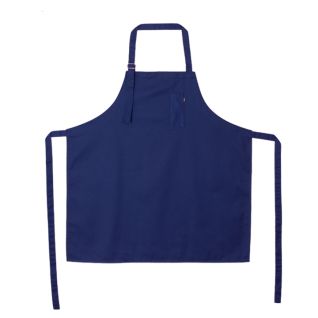 Delantal de cocina profesional azul marino