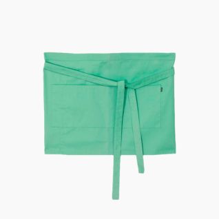 Delantal camarero corto verde