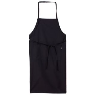 Delantal de cocina peto negro-Vittorio uniformes