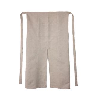 delantal frances len lino beige