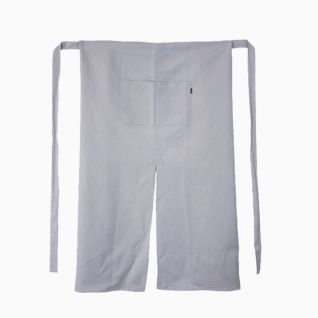 Delantal frances lino gris