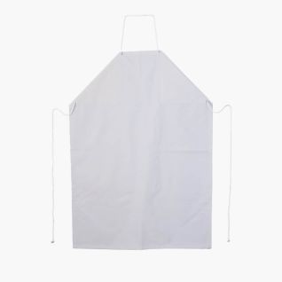 Delantal blanco PVC