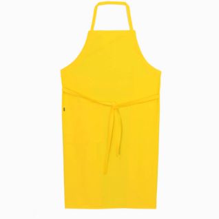 Mandil amarillo en peto