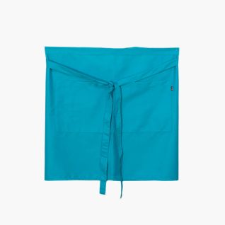 Mandil azul turquesa para camarero