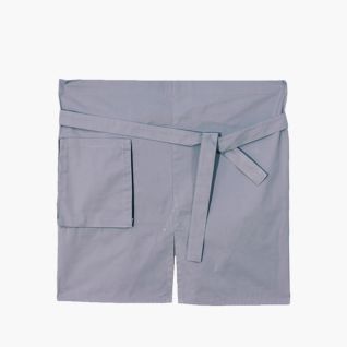 Mandil de camarero gris
