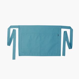 Mandil corto azul petroleo