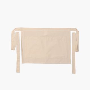 Mandil corto beige
