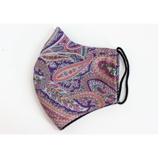 Mascarilla infantil con filtro estampado cachemir | Vittorio Uniformes
