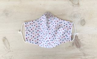 Mascarilla de Tela estampado juvenil | Vittorio Uniformes
