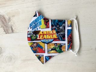 Mascarilla de Tela estampado superheroes | Lavable y reutilizable