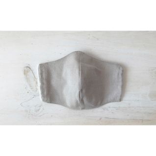 Mascarilla de Tela niño Algodón orgánico beige | Vittorio Uniformes
